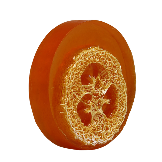 Mango Loofah Soap (Round)